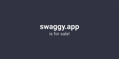 swaggy|swaggy app.